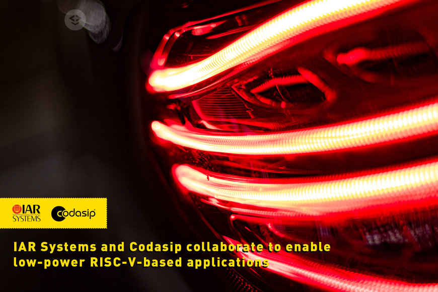 Partnerschaft von IAR Systems und Codasip für RISC-V-basierte Low-Power-Anwendungen
